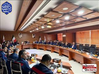 برگزاری اولین نشست شورای راهبردی شرکت فولاد اکسین خوزستان با تأکید بر تولید پایدار و توسعه