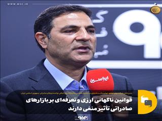 قوانین ناگهانی ارزی و تعرفه‌ای بر بازارهای صادراتی تأثیر منفی دارند