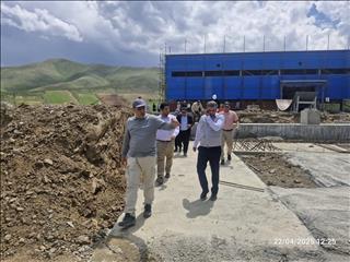 بازدید معاون معدنی و توسعه معادن تاصیکو از پروژه کارخانه استحصال طلا و معدن طلای قلقله