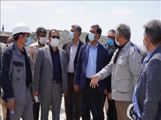 بازدید خداداد غریب پور از معادن اسفندقه، آبدشت و کارخانه فراوری کرومیت ارزوئیه