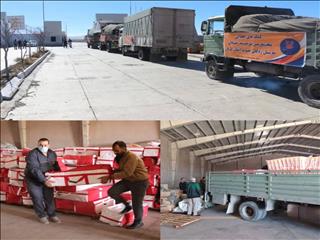 دومین محموله اهدایی شرکت مس به جنوب کرمان رسید