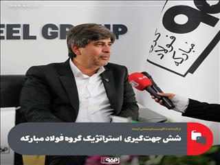 شش جهت‌گیری محوری گروه فولاد مبارکه/ پروژه‌های کلان استراتژیک گروه فولاد مبارکه در سال ۱۴۰۴