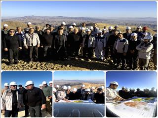 گام تازه غدیر در توسعه معادن طلا؛ بازدید مدیرعامل از کارخانه طلای خونیک