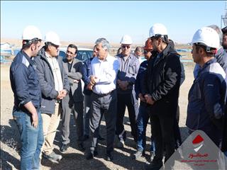 بازدید مدیرعامل صبانور از پروژه صباامید غرب خاورمیانه/ اسماعیلی: «صبا امید» باید در موعد مقرر به بهره‌برداری برسد