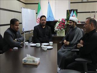 به مناسبت هفته قوه قضاییه: دیدار مدیر روابط عمومی شرکت سنگ آهن مرکزی با رئیس دادگستری بافق