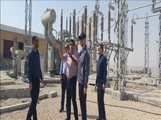 کنترل وضعیت پدافند غیر عامل در بازدید از پروژه پست برق ۱۳۲ کیلوولت منطقه ویژه اقتصادی لامرد