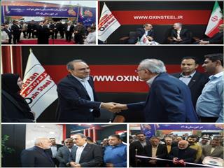 حضور شرکت فولاد اکسین خوزستان در نمایشگاه دستاوردهای دولت در خوزستان
